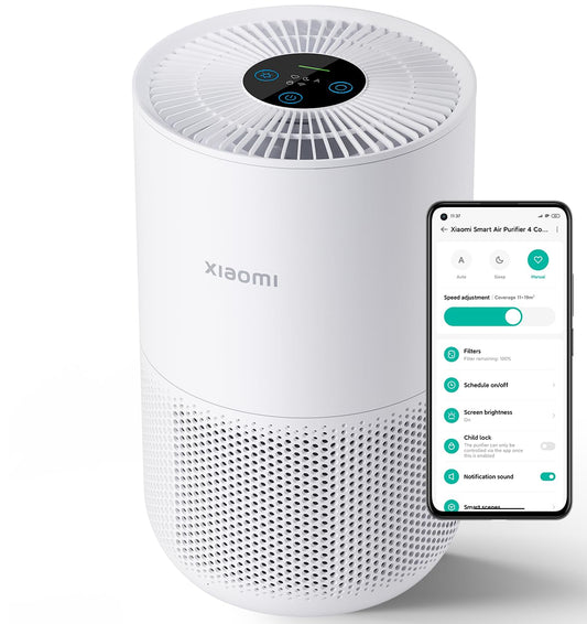 Xiaomi Air Purifiers for Home Bedroom, H13 True HEPA Filter, Ultra Quiet, Smart Control, Air Quality Sensor, Small Large Room Cleaner for Pets, Dust