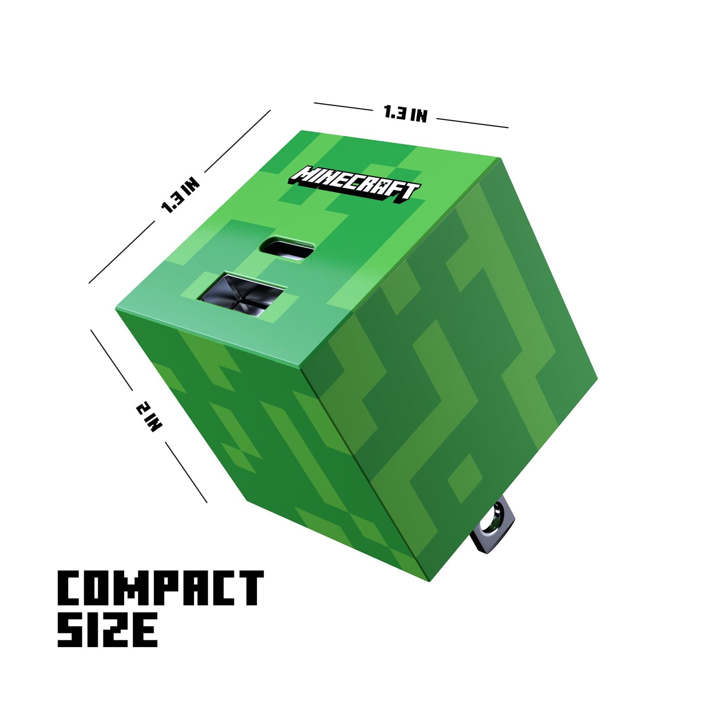 LIQUIPEL Powertek Minecraft Charging Bundle USB-C to C Cable and Wall Charger (Creeper)
