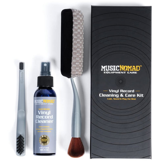 MusicNomad Next Level 6 'n 1 Vinyl Record Cleaning & Care Kit (MN890)