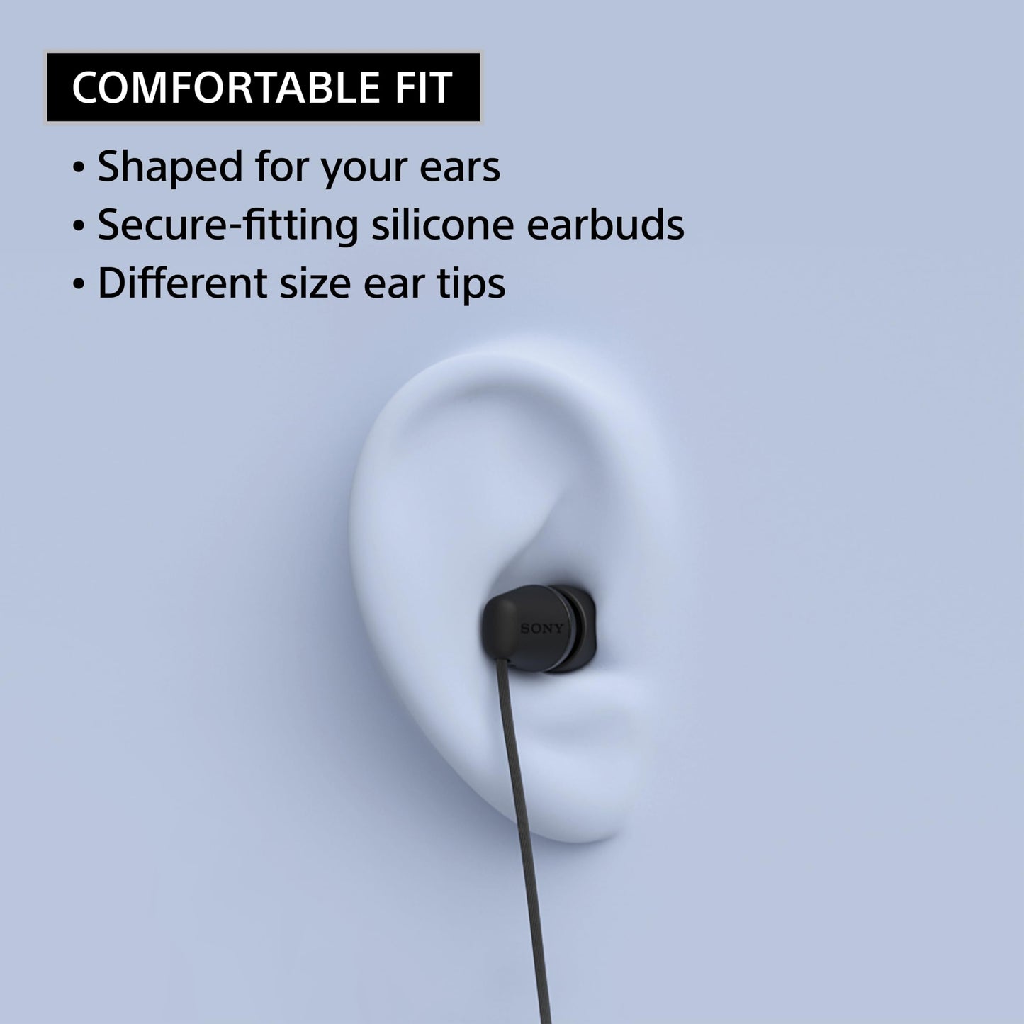 Sony IER-EX15C USB-C Plug, Wired in-Ear Headphones with Mic, Blue