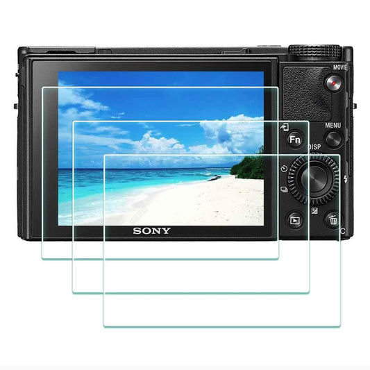 ULBTER Screen Protector for Sony RX100 VII VI V IV III II I RX100M7 M6 Camera [3 Pack], 0.3mm 9H Hardness Tempered Glass Anti-Scrach Anti-Bubble