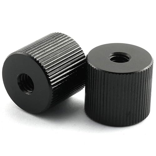HJ Garden 2pcs 1/4"-20 Thread Tripod Nut Connection Mounts Nuts Articulating Arms Tripod Rigs Replacement Parts
