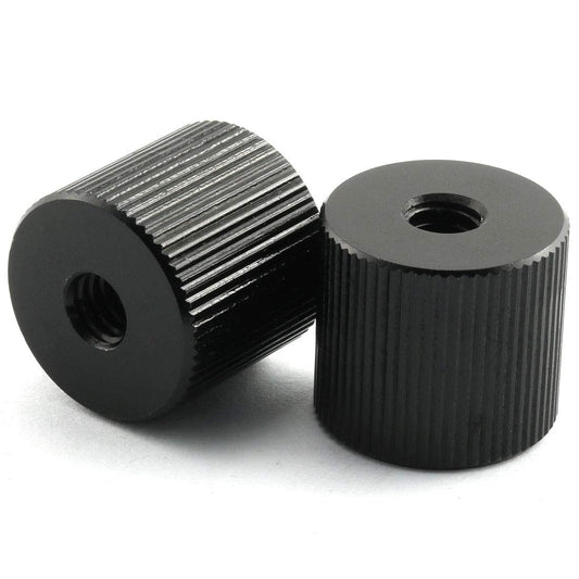 HJ Garden 2pcs 1/4"-20 Thread Tripod Nut Connection Mounts Nuts Articulating Arms Tripod Rigs Replacement Parts
