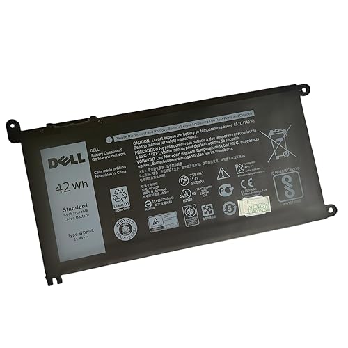 DELL WDX0R 11.4V 42Wh 3-Cell battery For DELL Inspiron 5368 5378 5379 5565 5567 5568 5570 5580 5575 5578 5579 5584 5765 5767 5770 5775 7368 7375 7378