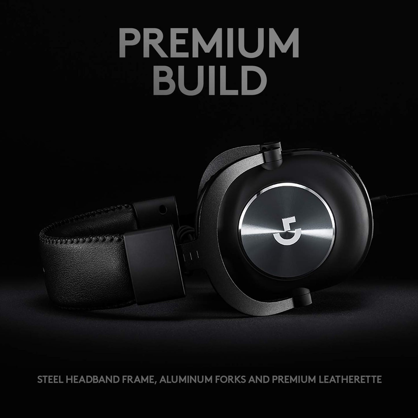 Logitech G Pro X Wired Gaming Headset: Blue VO!CE Detachable Boom Mic, DTS 7.1, 50 mm Drivers, USB/3.5mm Aux, Spare Memory Foam Ear Pads, USB DAC