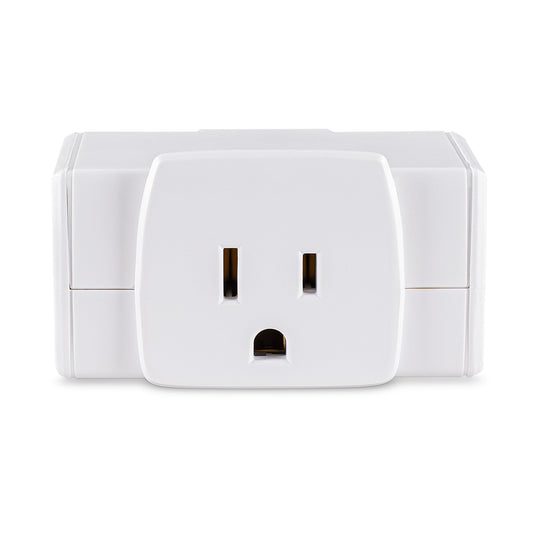 CyberPower GT3WT 3-Outlet Adapter, Wall Tap Plug, NEMA 5-15R Outlets on Three Sides, 15A/125V, Compact Design for Home, Office, and Travel - White