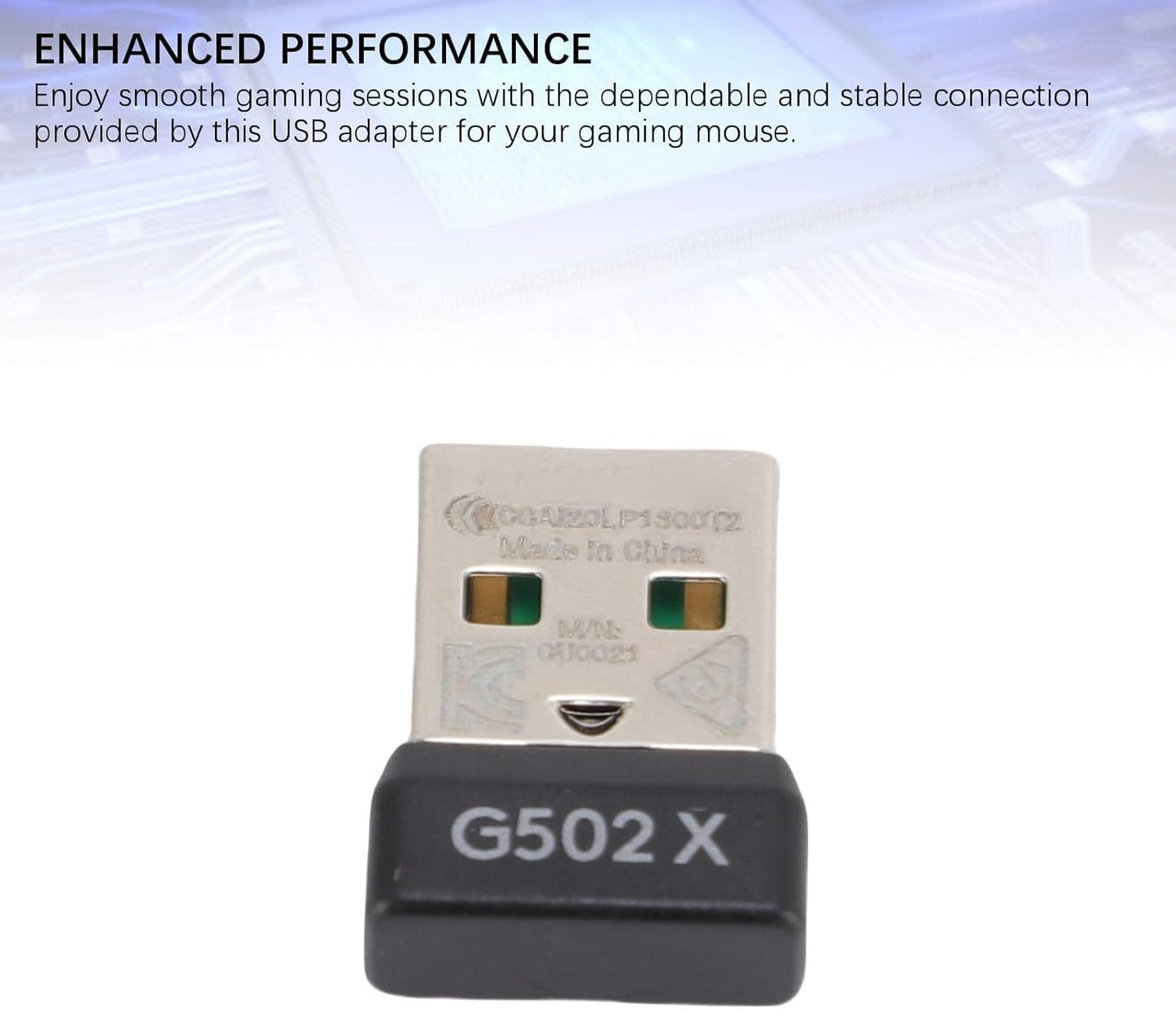 New USB Dongle Mouse Receiver Adapter Replacement for Logitech G502X / G502X Plus Lightspeed Wireless Gaming Mouse (G502X)