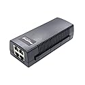 PLUSPOE 48 Volt Power Over Ethernet PoE Injector Adapter with 2-Ports PoE Out Max 48 watts for 2 IP Cameras, VOIP Phones or Access Points and Other