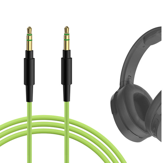 GEEKRIA Audio Cable Compatible with Skullcandy Hesh Evo/ANC/3, Crusher Evo/Grind/ANC/ANC 2, Riff 2 Cable, 3.5mm Aux Replacement Stereo Cord (4 ft…