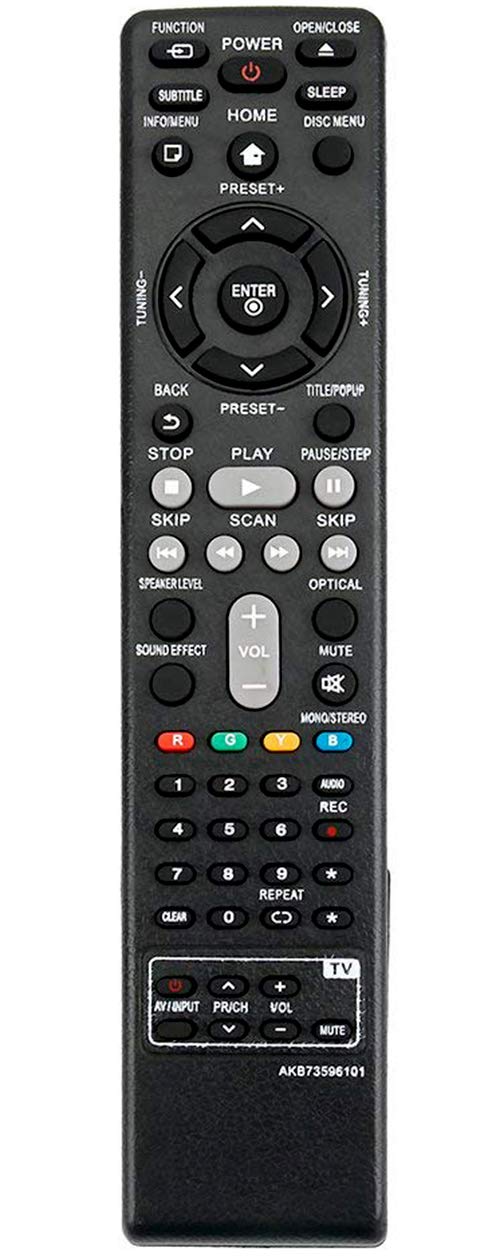 New AKB73596101 sub AKB73596102 Remote Control Replacement for LG Home Theater System BH6220S BH6240S Bh6340H BH6520TW BH6720S BH6820SW