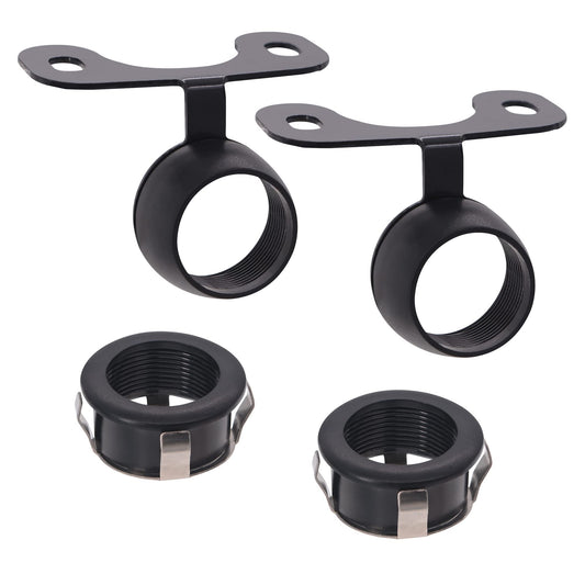 iSaddle Round Car Rear Camera Mounting Bracket Kit - Vehicle Backup Camera Butterfly Mount/Flush Mount Holder for Reverse Front/Side/Rear View Camera
