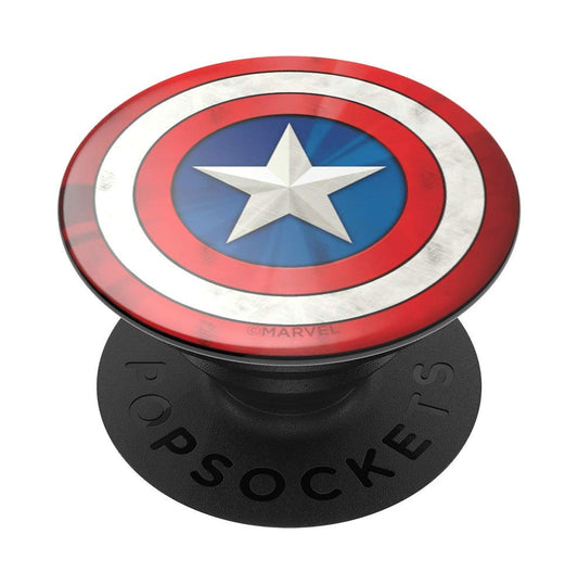 PopSockets Adhesive Phone Grip, Holder, Phone Stand, Marvel - Captain American Icon
