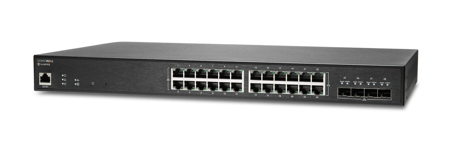 SonicWall Switch SWS14-24FPOE with 1YR 24x7 Dynamic Support (02-SSC-8377)