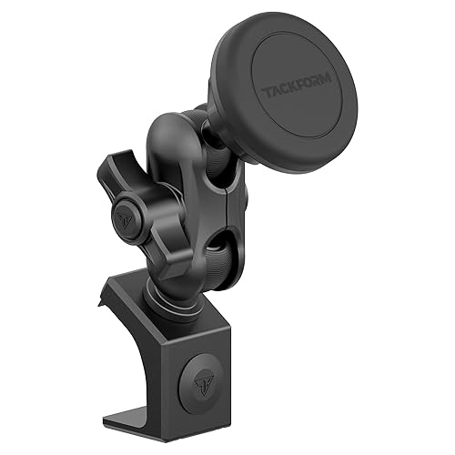 Tackform Link Phone Mount with Top Dash Clip - Compatible with 2021-2025 Ford Bronco | Aluminum | Zero Slip, Anti-Scratch | Universal Magnetic Phone