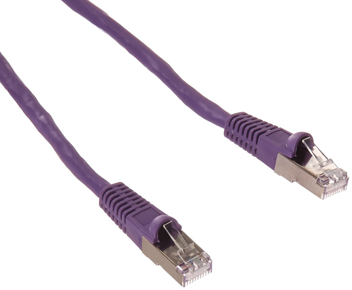 Unirise USA LLC Cat6 Shielded Gigabit Ethernet Patch Cable Utp Purple Snagless 50ft