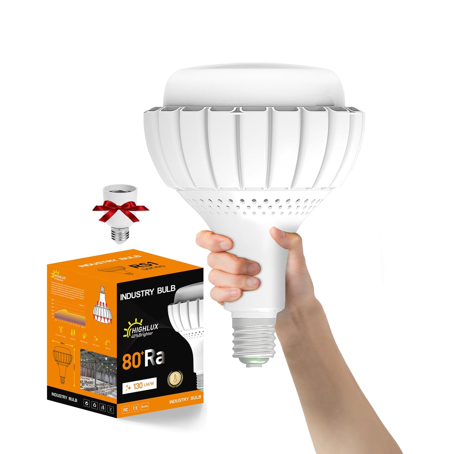 ESOP E39 Mogul Base LED Bulb, 6500K Daylight, 150W Super Bright Light Bulbs