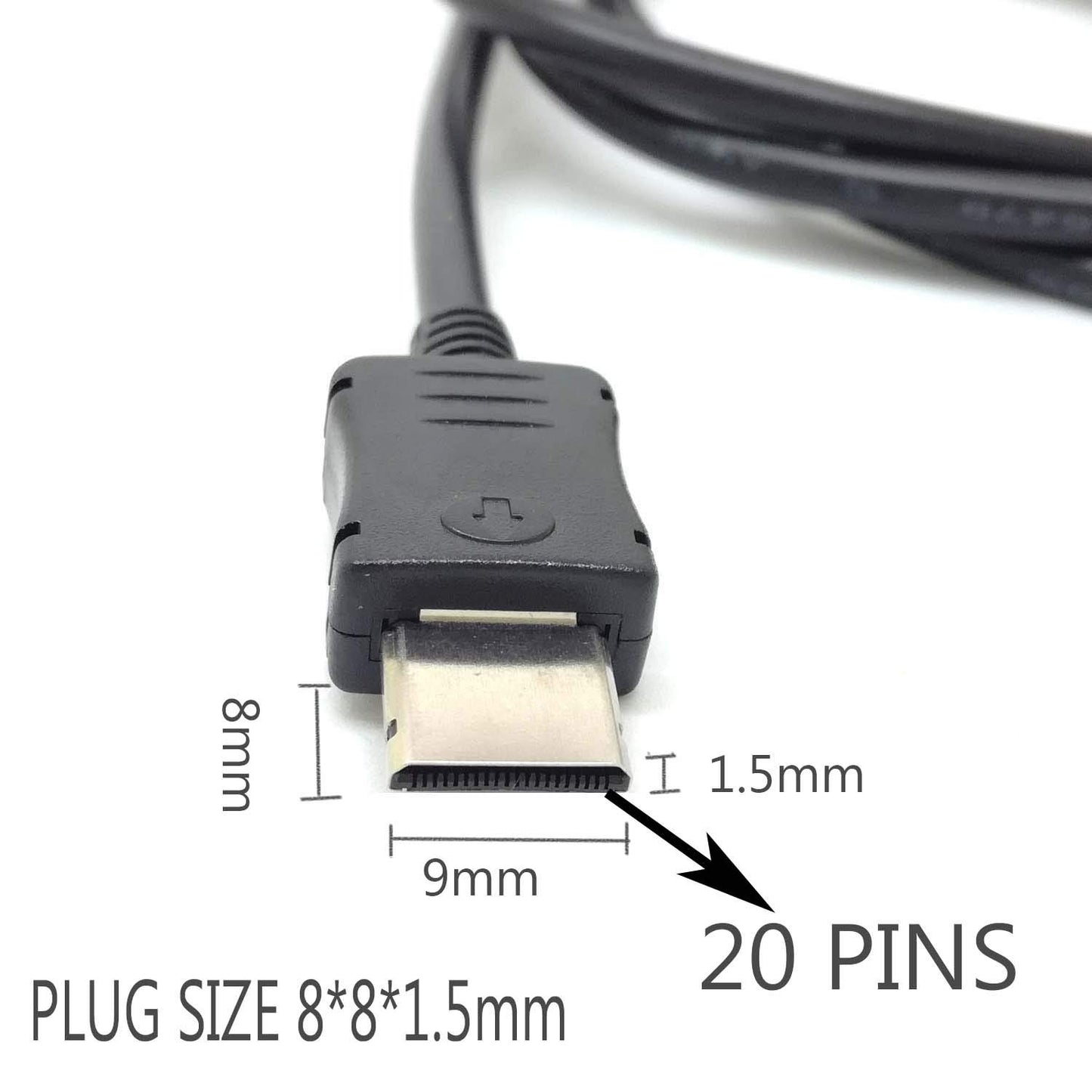 USB Data Charger Cable for Samsung SGH-T519 Trace SGH-T629 SGH-X820 SGH-X830 SPH-A303 Heat SPH-A503 Drift SPH-M610 SGH-D800 SGH-P300 SGH-T809 SGH-D820