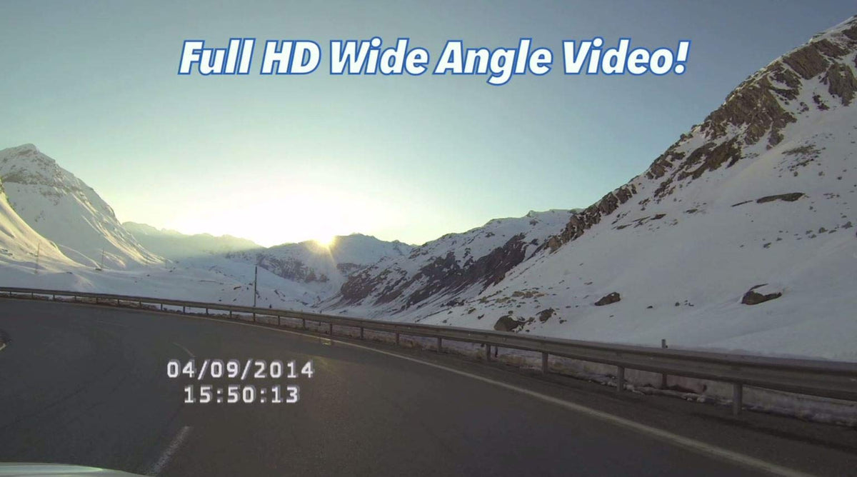 Dash Cam Pro As Seen On TV Black Portable HD Video/Audio Recorder