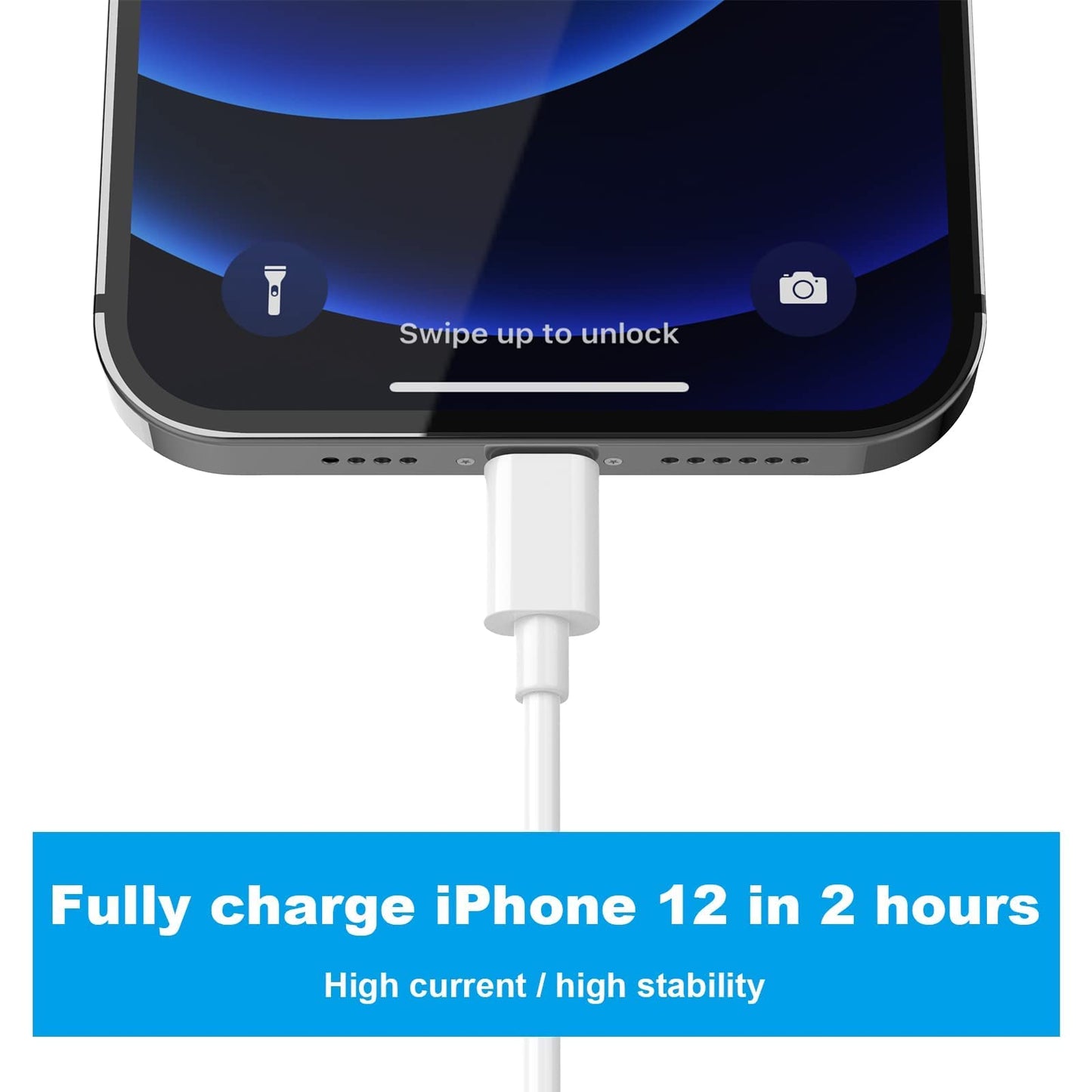 AZMOGDT Apple MFi Certified iPhone Charger 5pack [6/6/6/10/10FT] Long Lightning Cable Fast Charging Cord iPhone Charging Cable for iPhone 14/14…