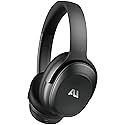 ausounds Wireless Bluetooth Headphones with Hybrid Active Noise Cancelling, Over-Ear Headset, aptX HD Supported, Bi-Fold, Protein Earmuffs, Deep…