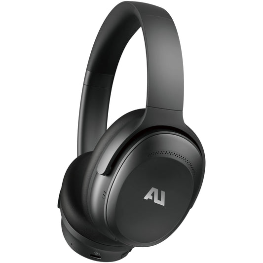 ausounds Wireless Bluetooth Headphones with Hybrid Active Noise Cancelling, Over-Ear Headset, aptX HD Supported, Bi-Fold, Protein Earmuffs, Deep…