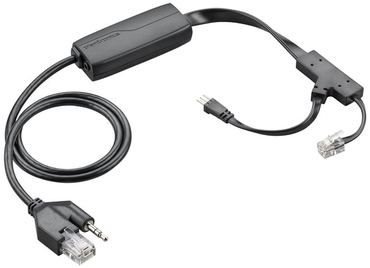 Plantronics - Electronic Hook Switch Cable APP-51 (Poly) - Remote Desk Phone Call Control - Works with Poly Desk Phones