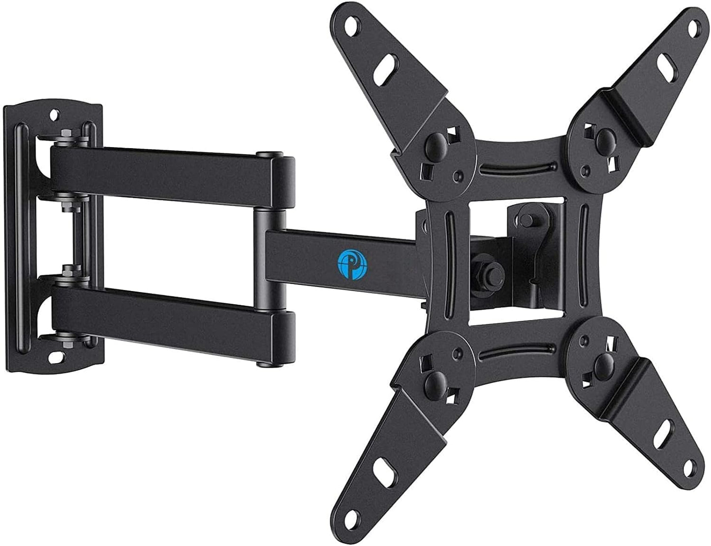 Pipishell Full Motion TV Wall Mount for Echo Show 21/15 and 13-43 Inch Flat Curved Screen TVs & Monitors, Max VESA 200x200mm up to 44lbs, TV Mount