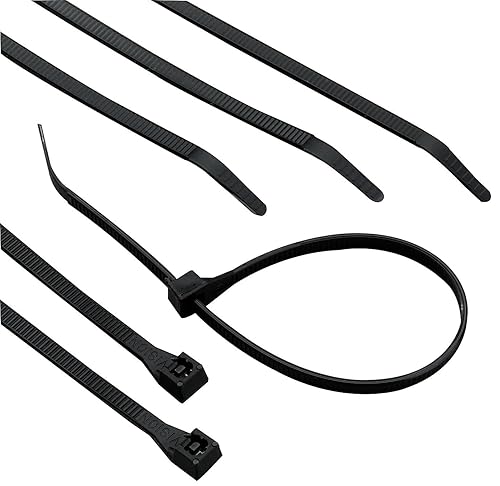 GB 46308UVB UVB Cable Ties 8-Inch 75 lb UV Black 100/Pack