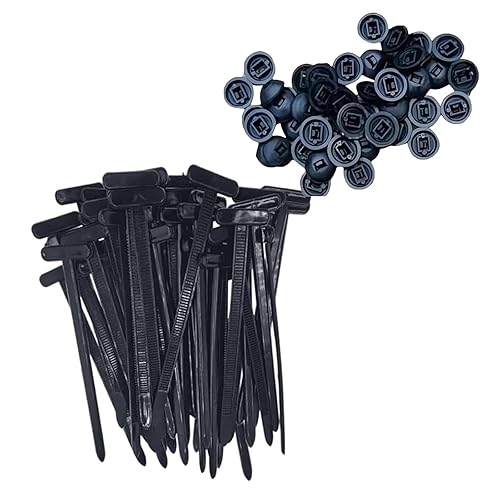 50PCS Nylon Universal Cable Tie Buckle, For Multipurpose Durable Plastic Cable Management Tools, Engine Cover, Mudguard Fastener, Automotive