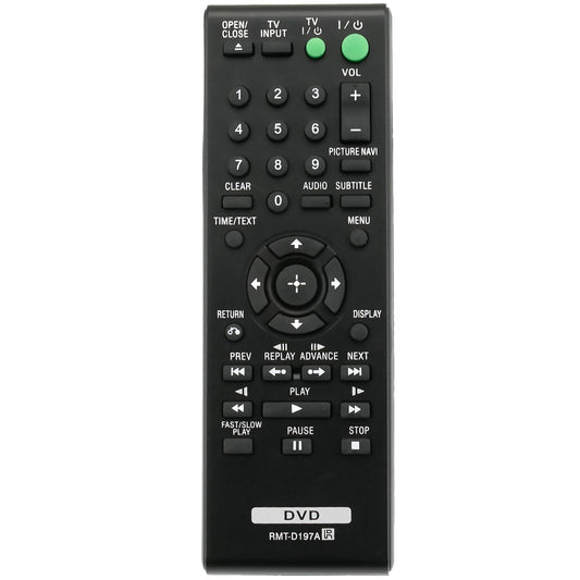 AIDITIYMI RMT-D197A RMTD197A Replaced Remote Control fit for Sony CD/DVD Player DVP-SR510H DVP-SR210P DVP-SR510 DVP-SR210 DVPSR510H DVPSR210P DVPSR510