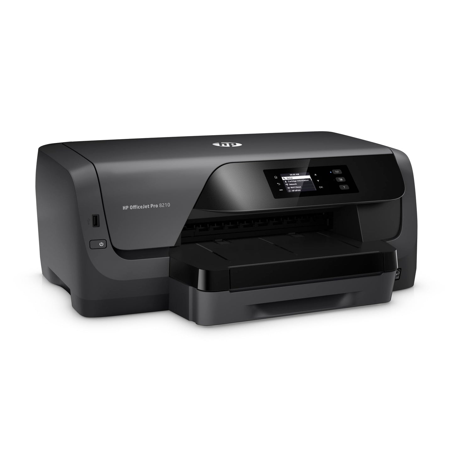 HP OfficeJet Pro 8210 Wireless Color Printer, Instant Ink Ready, Works with Alexa (D9L64A),Black