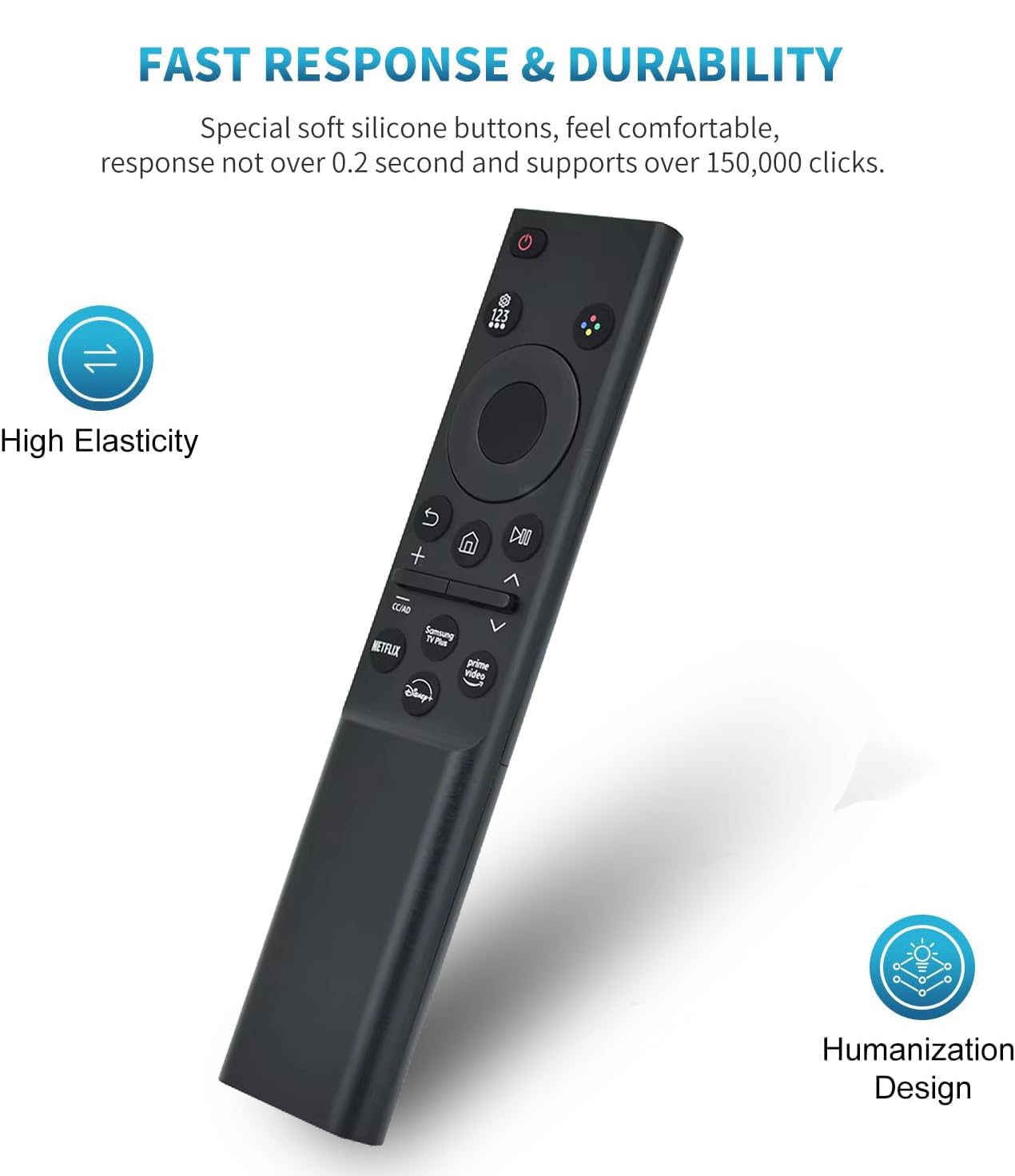 Replacement Remote Control BN59-01388A for Samsung Smart TV CU7000 DU7200 Series UN58CU7000FXZA UN75CU7000FXZA UN50DU7200FXZA UN85CU7000DXZA