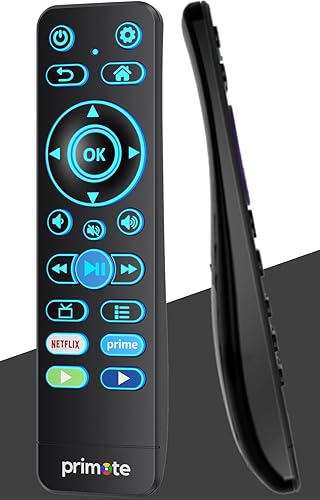 Primote Backlit Remote Replacement for All Roku-Smart-TV, for Toshiba/Insignia/Pioneer -Smart-TV - (No Voice Search) [NOT for Stick/Player]