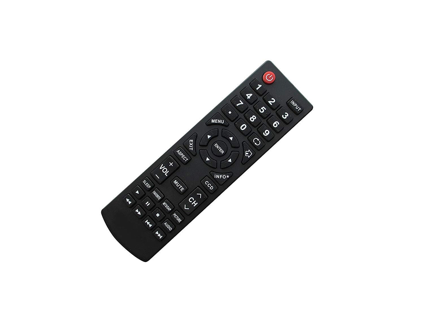 Universal Remote Control Compatible for All Insignia TVs NS-24LD100A13 NS-32E859A11 NS-42E470A13 NS-42E859A11 NS-42E480A13 NS-32D120-A13 NS-L37Q-10A