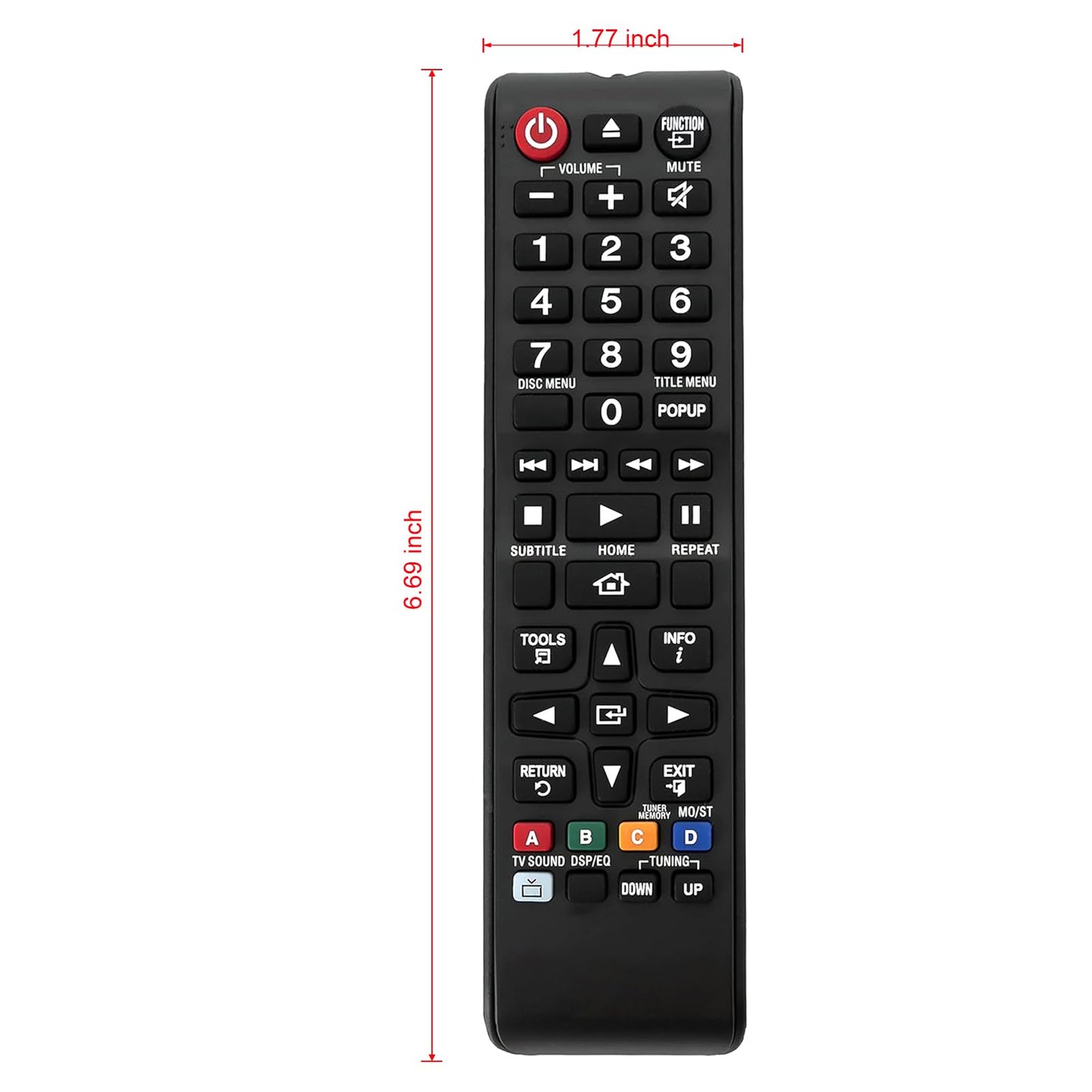 New AH59-02533A AH59-02533B Replace Remote fit for Samsung HT-H4530 HT-H5500W-ZA HT-H5530 HT-F4500 HT-H4500 HT-H5500W HT-J4100 HT-J4500 HT-J5500W