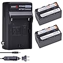 PowerTrust NP-F750 NP-F770 Battery for Sony F750 F770 NP-F730 NP-F960 NP-F970 NP-F550 CD-SC5 CCD-TRV80PK DCR-TRV820 CCD-SC55 Batteries