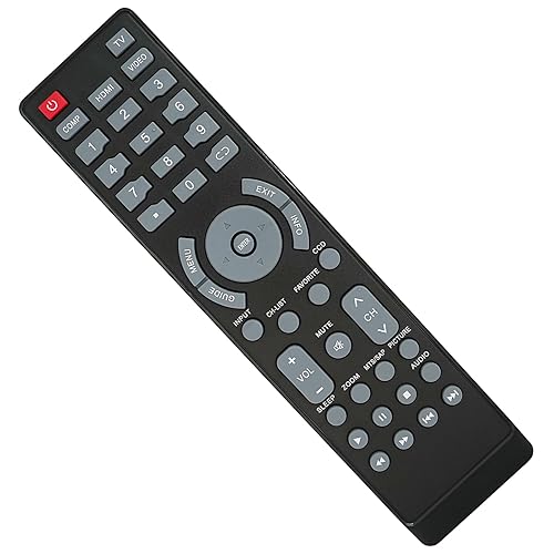Replacement Remote Control fit for Insignia NS-24L120A13 NS-32L120A13 NS-32D120A13 NS19E720A12 NS-RC01A-12 NS-F27TV NS-L22X-10A NS19E720A12A LCD LED