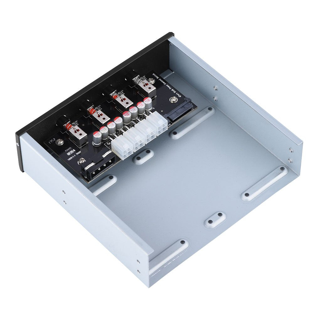 Hard Drive Power Switch Module for 2.5 inch SATA /IDE Interfaces Optical Drive. Power On or Off HDDs as Wish, Controls up to Six HDDs for Desktop PC