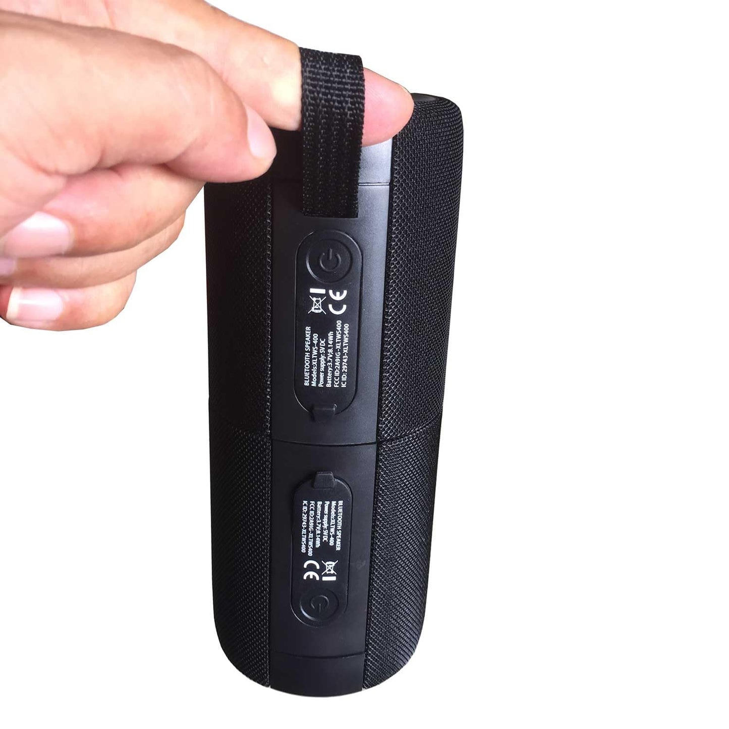 Magnetic Bluetooth Speaker - Portable Stereo Sound with FM Radio, TF Player, 360° Surround Sound, and IPX5 Waterproof Design,Over 15Hrs Playtime