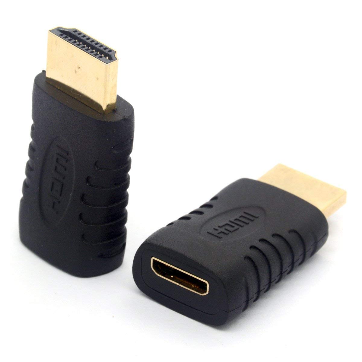 GLHONG Mini HDMI Female Connector, HDMI Male to Mini HDMI Female Adapter (HDMI Male to Mini HDMI Female)