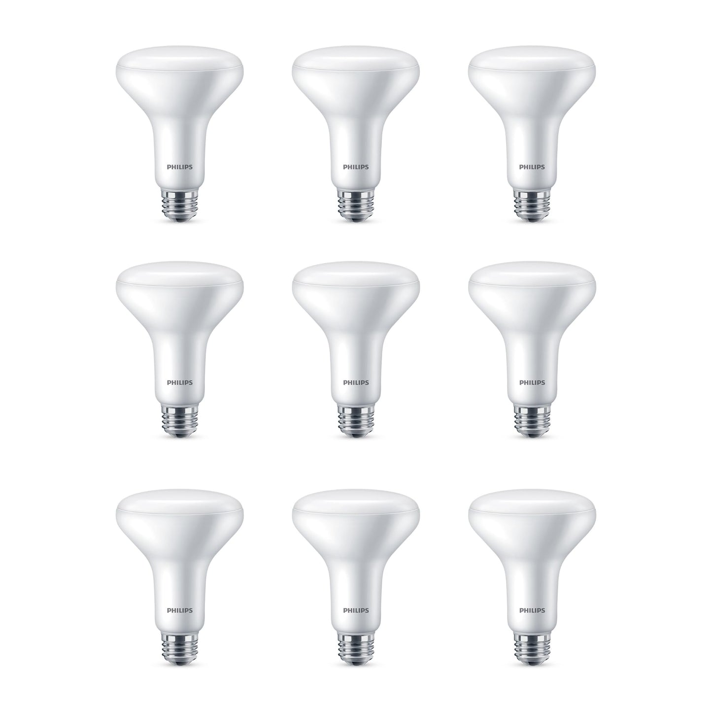 PHILIPS LED Dimmable, Warm Glow Effect BR30 Light Bulb - 3 Packs of 3 Bulbs (Nine Total) - EyeComfort Flicker Free - 7.2W = 65W - 650 Lumen - Soft