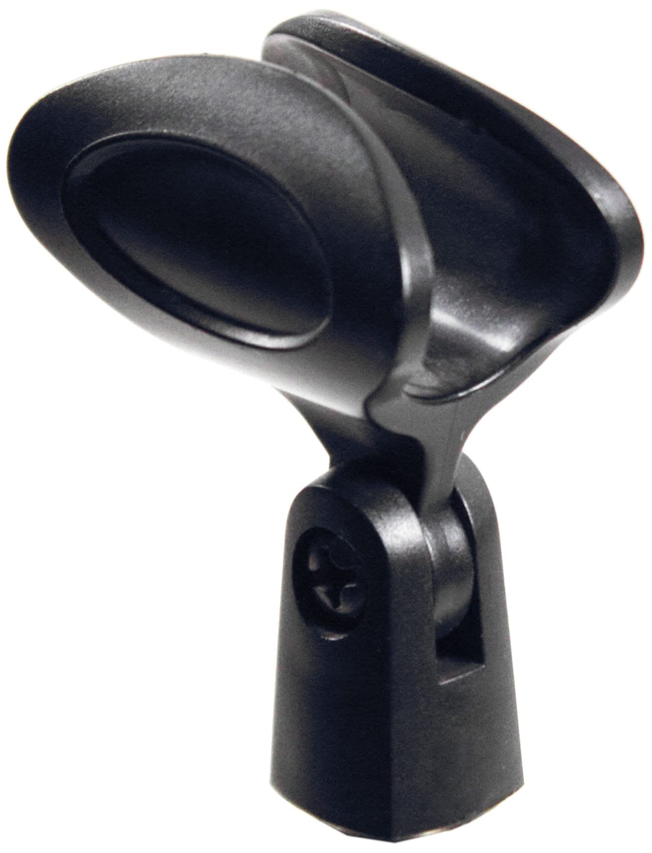 Rockville Universal Wireless Microphone Clip, Flexible Plastic, Copper Threading, 5/8" x 27, Secure Grip, Durable Build, Wide Compatibility, for Live