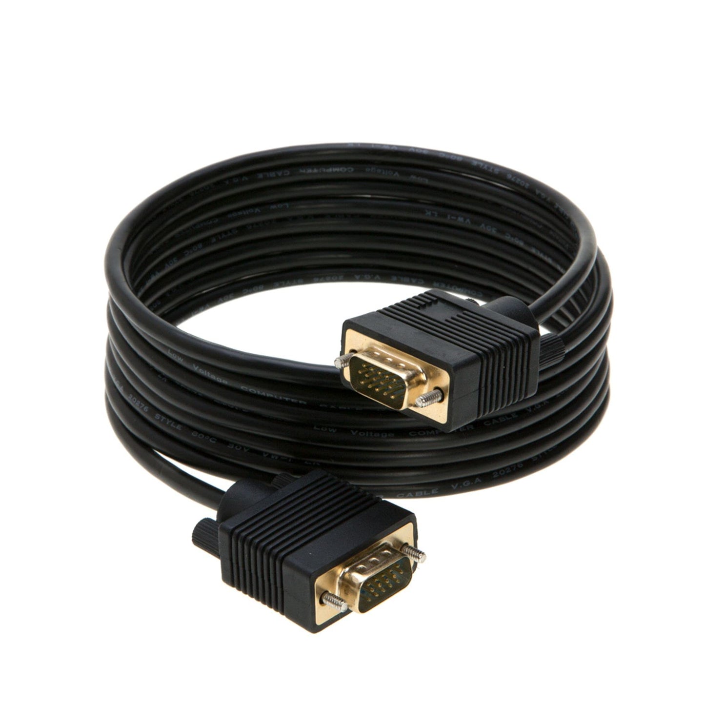 Cables Direct Online 25FT SVGA Monitor Cable - Male to Male VGA to VGA 1080P for PC, Projector, Laptop, TV