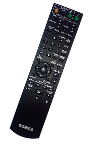 Replaced Remote Control for Sony DAV-HDX585 HCDHDX587WC DAVHDX279 RM-ADU007A HCD-HDX576WF Home Theater Audio/Video Receiver AV System