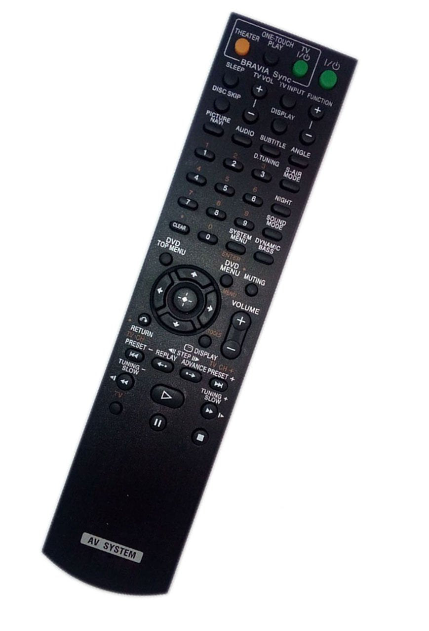 Replaced Remote Control for Sony DAV-HDX585 HCDHDX587WC DAVHDX279 RM-ADU007A HCD-HDX576WF Home Theater Audio/Video Receiver AV System