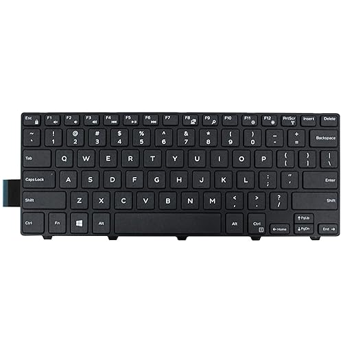 U Brand US Replacement Keyboard for Dell Inspiron or Vostro 14 5000 5442 5443 5446 5447 5457 5458 5459 / Latitude 3450 3460 3470 3480 3488 3000