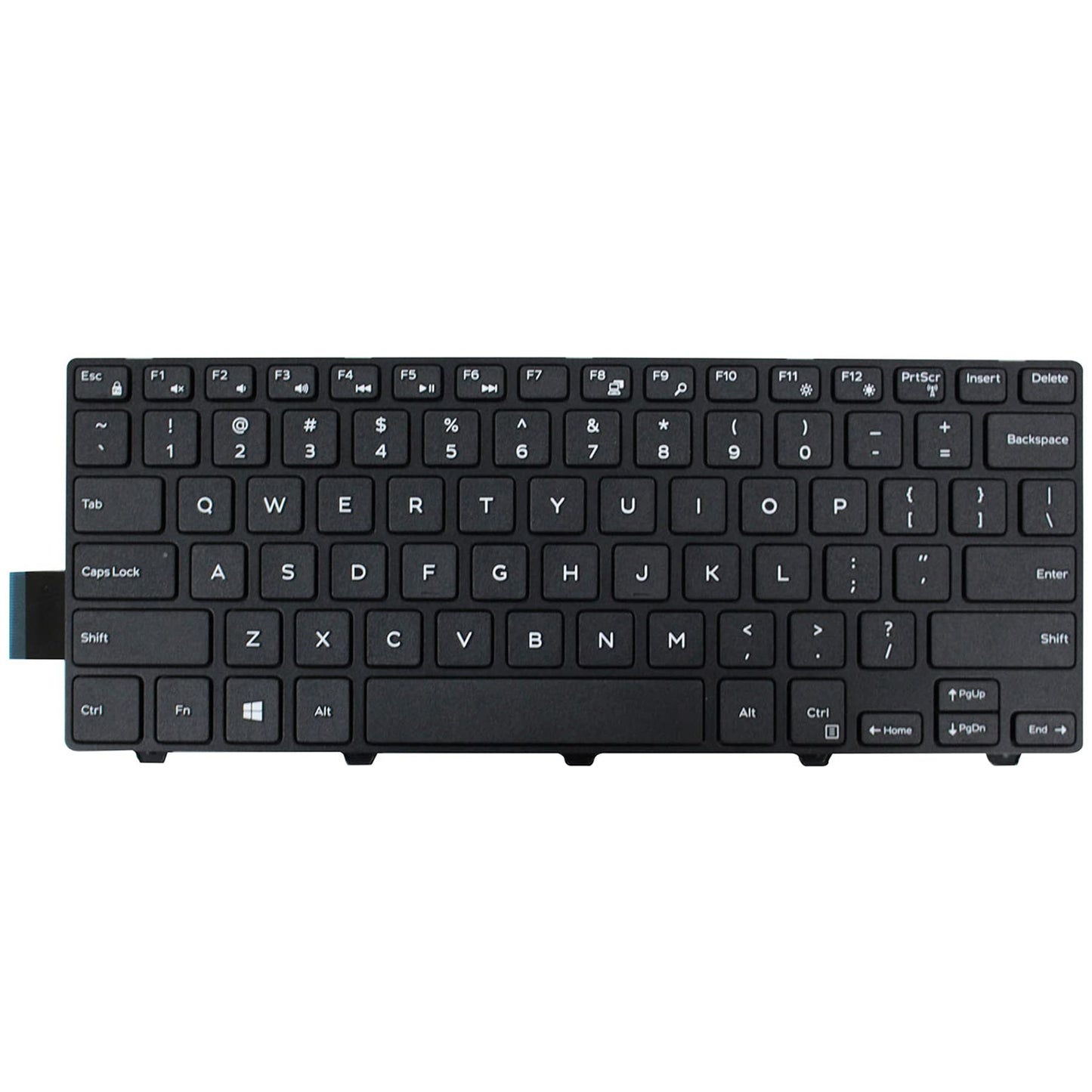 U Brand US Replacement Keyboard for Dell Inspiron or Vostro 14 5000 5442 5443 5446 5447 5457 5458 5459 / Latitude 3450 3460 3470 3480 3488 3000