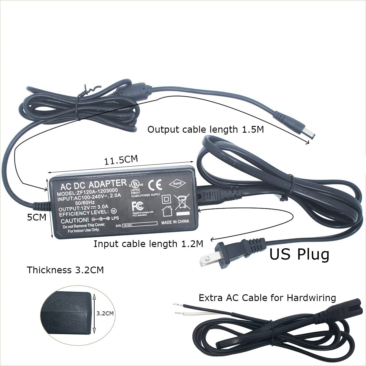 Under Cabinet LED Lighting Kit Plug in or Hardwired, 6 pcs 12 Inches Light Strips, 2000 Lumen, Super Bright, for Kitchen Counter, Closet, Shelf