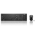 Lenovo 100 Wireless Keyboard and Mouse Combo - Cordless Set with Spill Resistant Quiet Keys - 3-Zone Keyboard - Ambidextrous Mouse - Compact Design