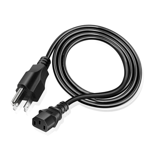 3 Prong Projector Power Cord for Epson, Optoma, Dell, Canon, BenQ, ViewSonic, NEC, LG, Hitachi, Sony, Eiki, ViewSonic, InFocus Projector, Vizio D/E/M
